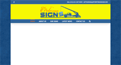 Desktop Screenshot of petepetersonsigns.com